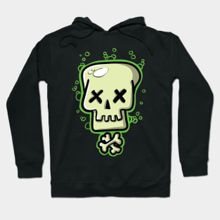 Toxic Skull Green Hoodie